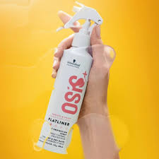 Schwarzkopf Professional OSiS+ Flatliner Heat Protection Spray | For Daily Styling | Heat Protection Upto 230°C | For Anti-Frizzy Hair | Non sticky and Humidity Protection | 200 ml