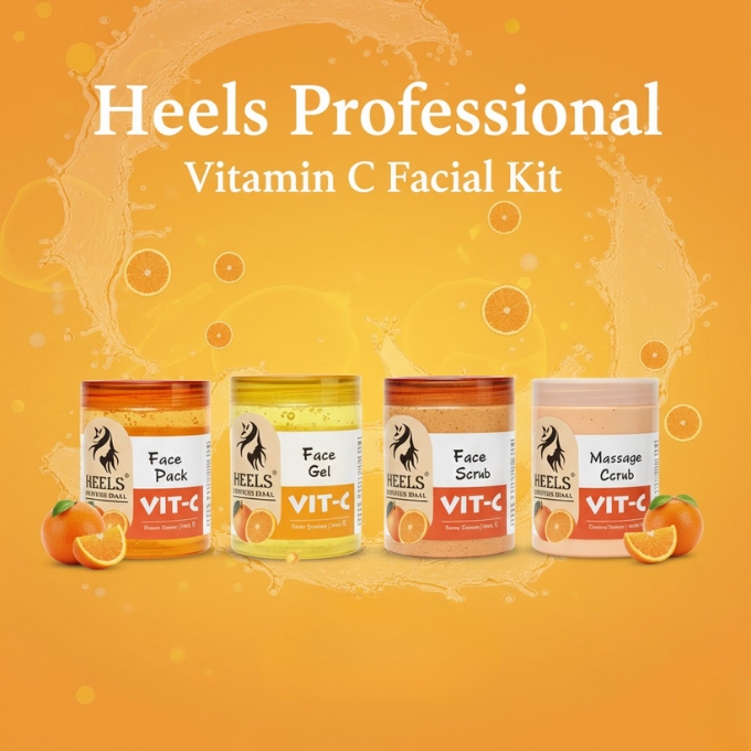 Heels Professional Vitamin C Facial Kit