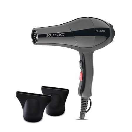 Ikonic Blaze Hair Dryer 1800W-2000W 3 Heat and 2 Speed Setting Combination Powerful AC Motor