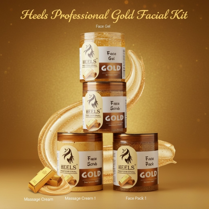 Heels Professional Gold Facial Kit