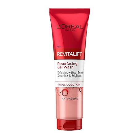 L'Oreal Paris Revitalift Resurfacing 3.5% Glycolic Acid Gel Wash 150Ml