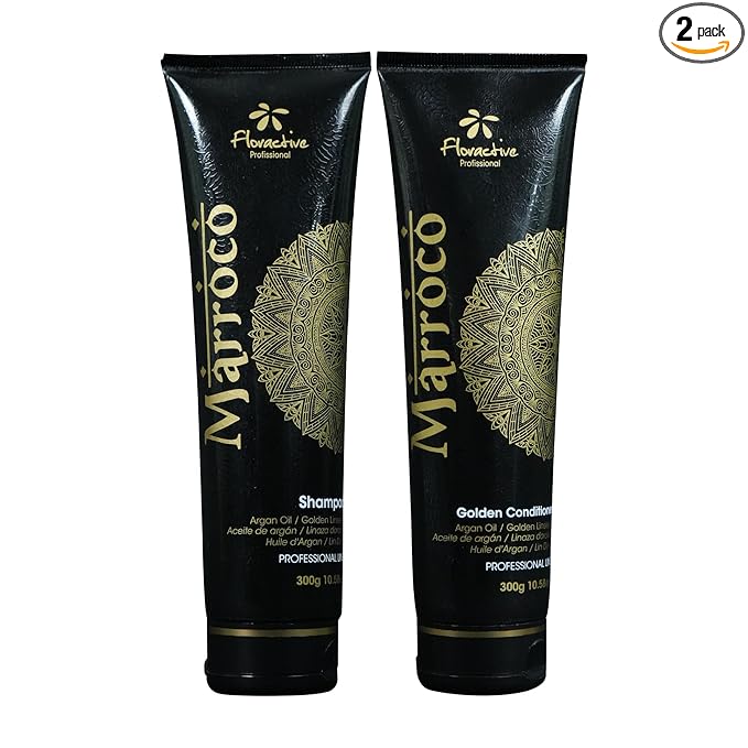 FLORACTIVE PROFISSIONAL Marroco Golden Plus Shampoo And Conditioner- 300 ML