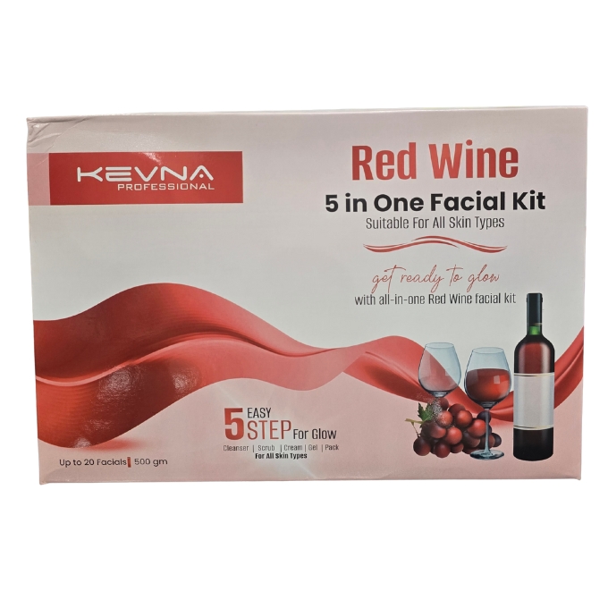 Kevna Professional  Red wine 5 in 1 Facial Kit
