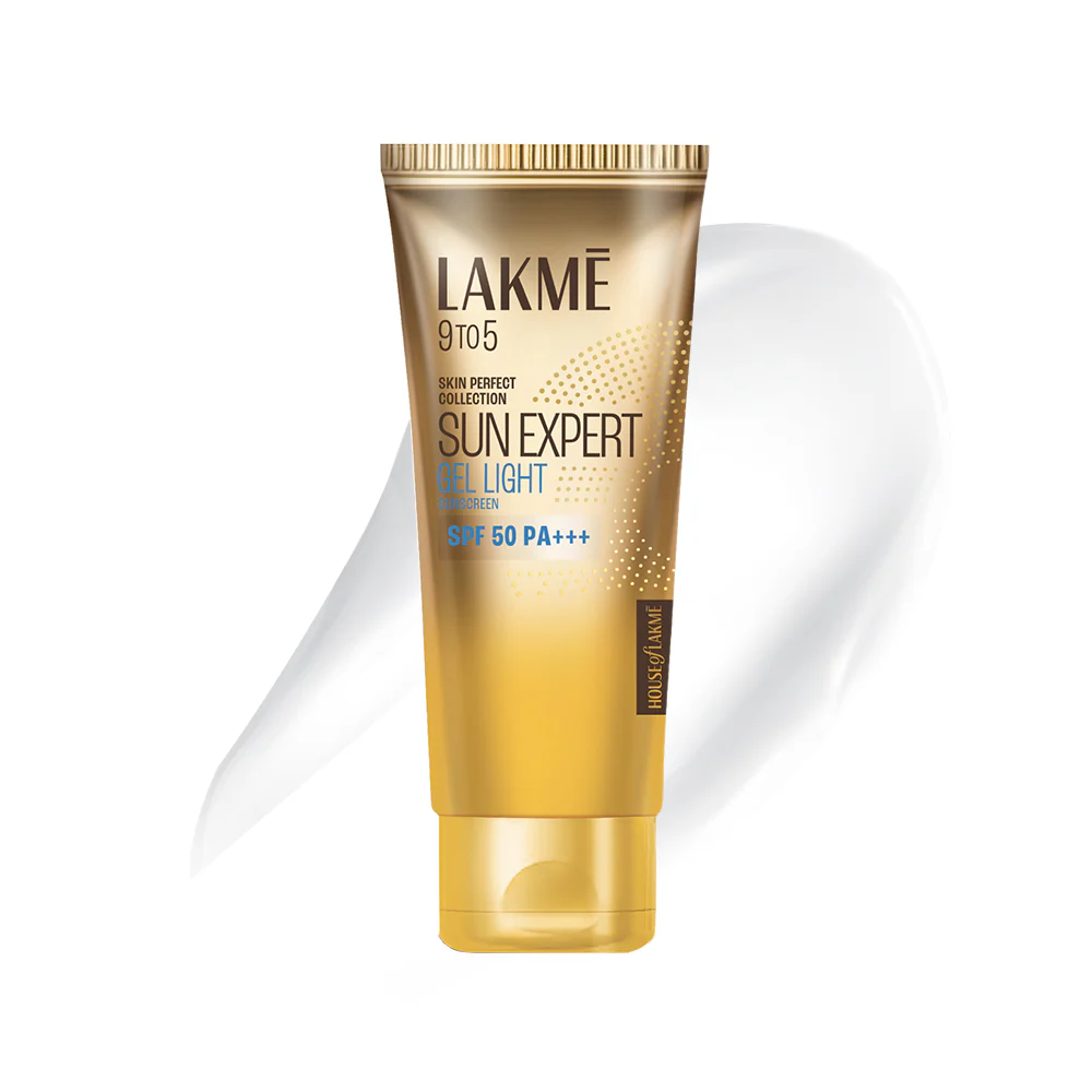 400 LAKMĒ SUNSCREEN GEL SPF 50 PA+++NIACINAMIDE, WATER LIGHT, FOR NORMAL TO OILY SKIN,NO WHITE CAST 100G