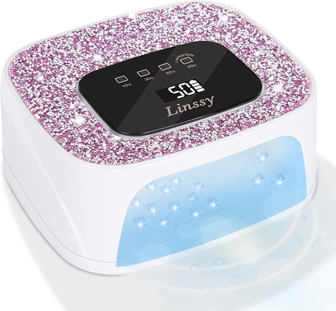 Venalisa Rechargeable UV/LED Nail Lamp with Auto Sensor, Portable Cordless Gel Nail Dryer Light 4