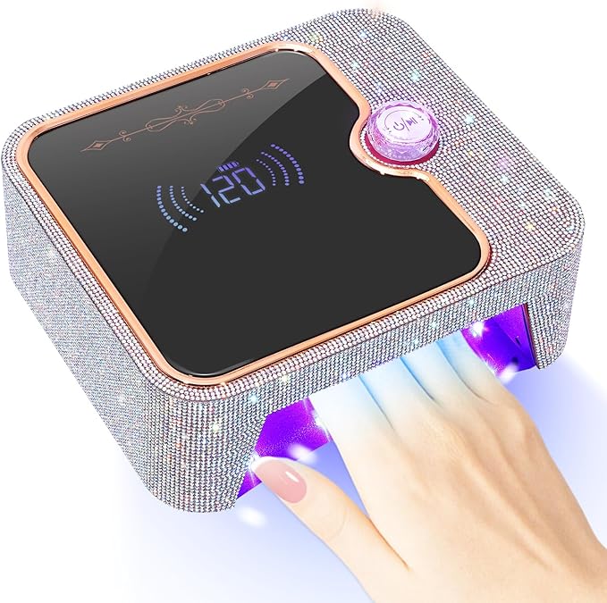 UV Light for Nails, Rechargeable UV Nail Lamp, Fast Nails Dryer Curing Lamp, Gel Nail Polish UV Light
