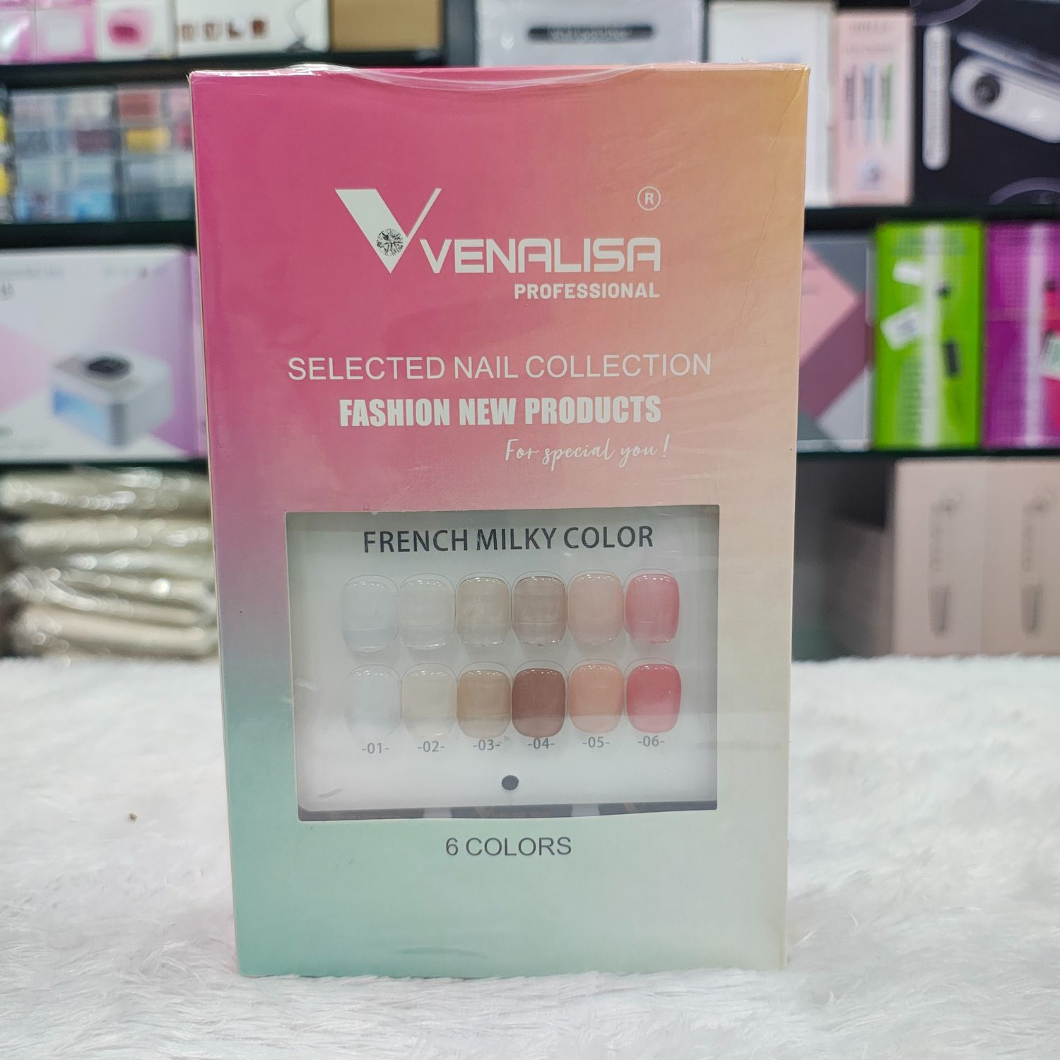 Venalisa French Milky Color Gel Polish ( 6 Shades )