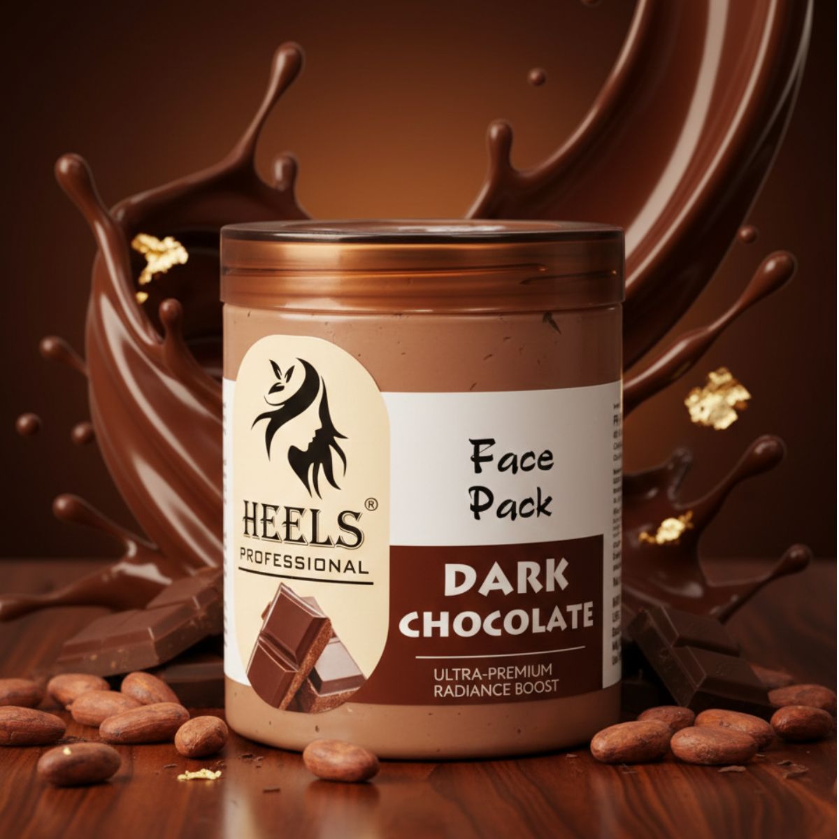 Heels Professional Dark Chocolate Facial Kit