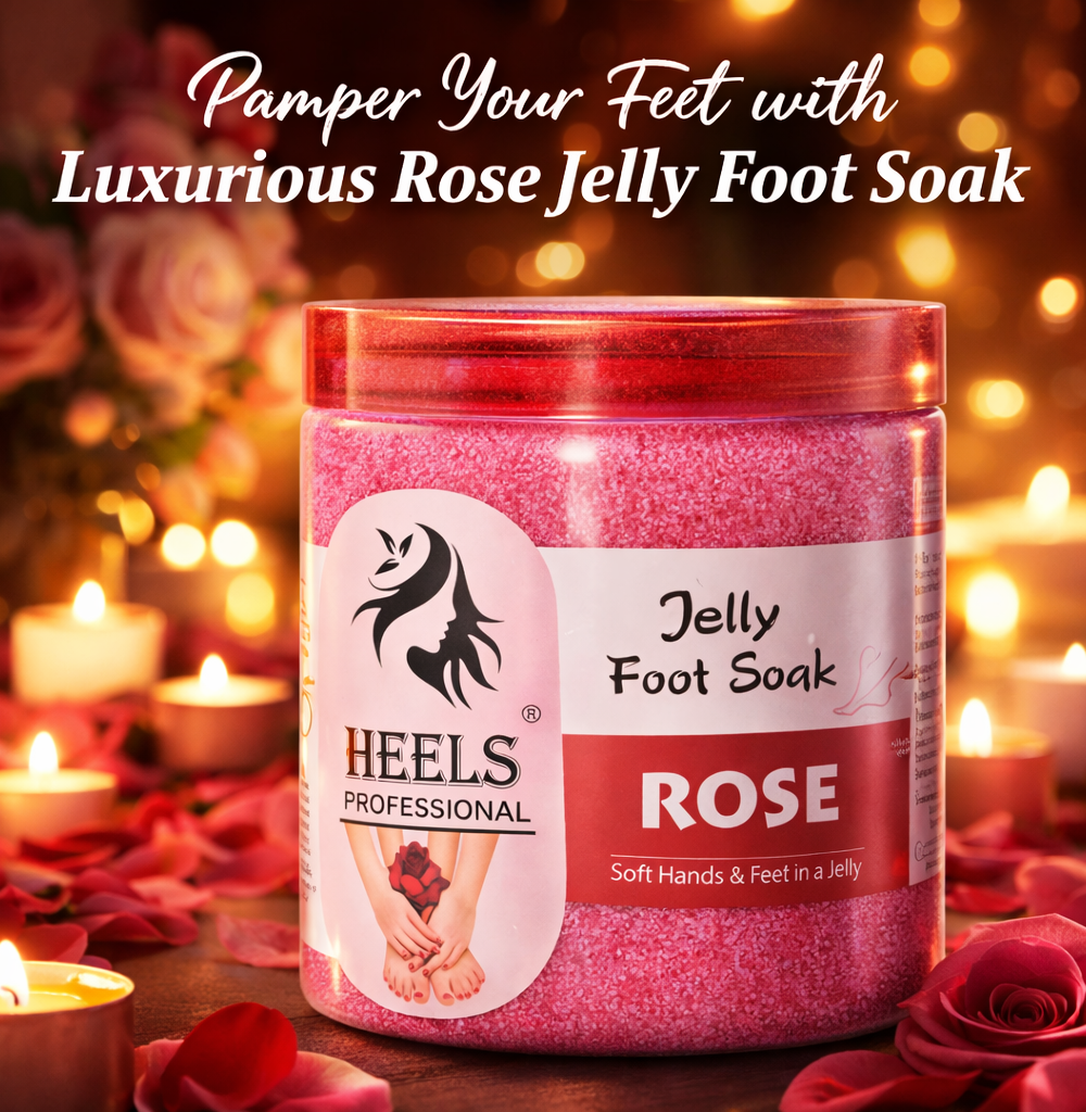 Heels Professional Jelly Foot Soak Rose