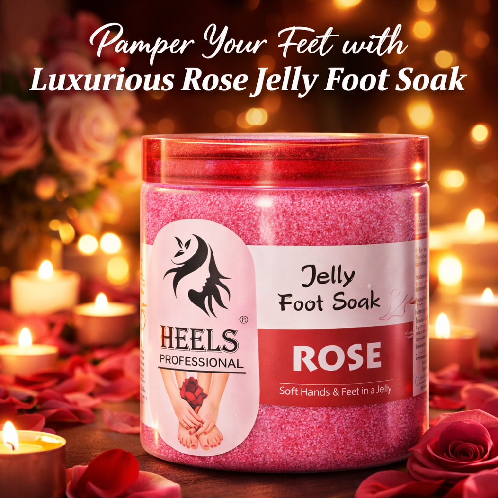 Heels Professional Jelly Foot Soak Rose