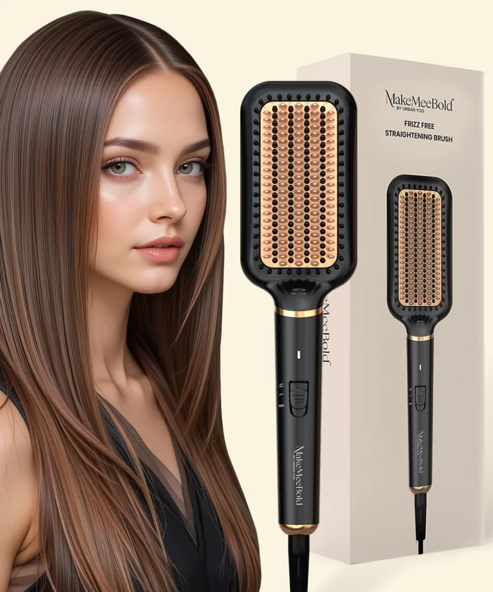 Makemeebold Make Mee Bold Frizz Free Straightening Brush for Hair