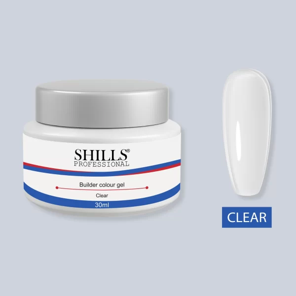 Shills Builder Gel Clear 30ml – Transparent Nail Extension Gel