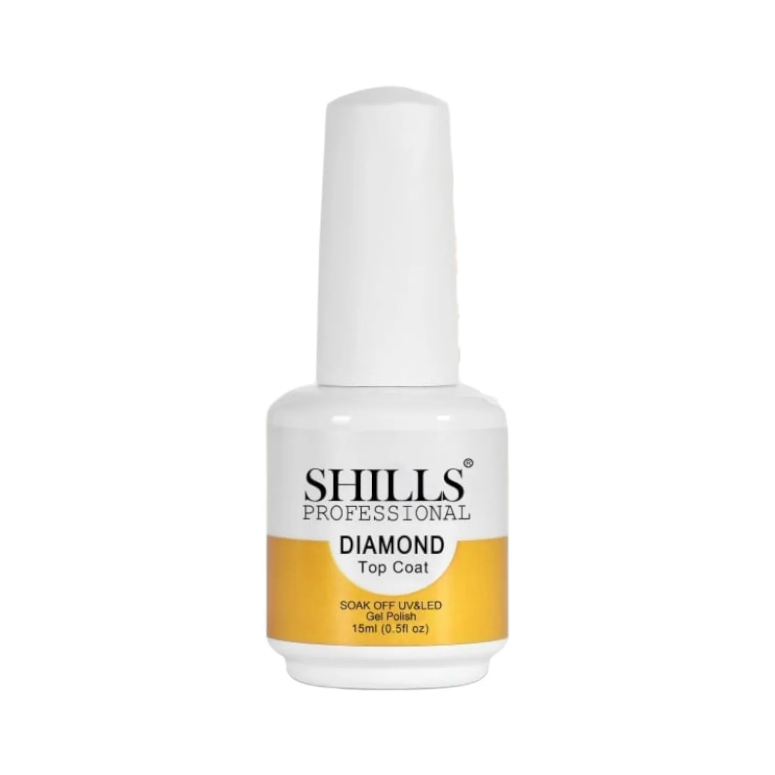 DIAMOND_1512x1512 Shills Professional Diamond Top Coat – High Gloss Gel Finish | UV/LED Soak-Off Gel Polish (15ml) - Image 1