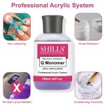 Acrylic Liquid Monomer – 150ml Non-Yellowing Formula for Acrylic Nail Extensions & Sculpting - Image 2